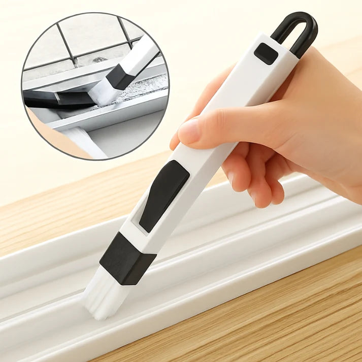 Multipurpose Mini Window Cleaning Brush with Dustpan (2 in 1)