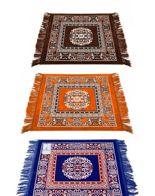 Jute Pooja Mats (Pack of 3)
